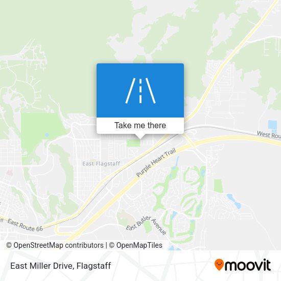Mapa de East Miller Drive