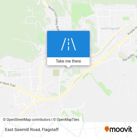 East Sawmill Road map