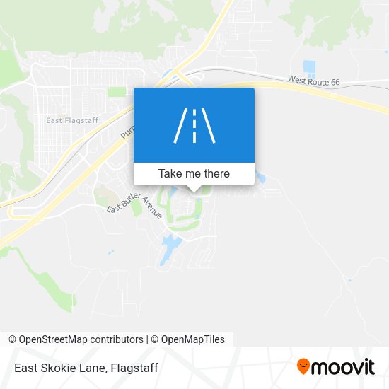 East Skokie Lane map