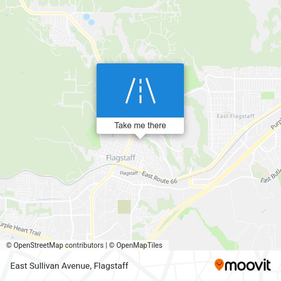 Mapa de East Sullivan Avenue