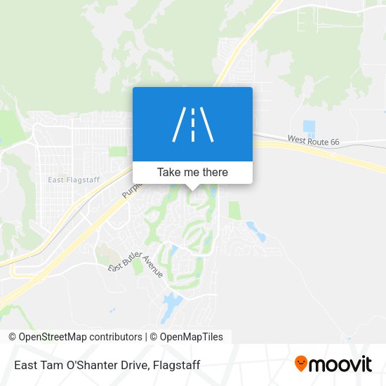 Mapa de East Tam O'Shanter Drive
