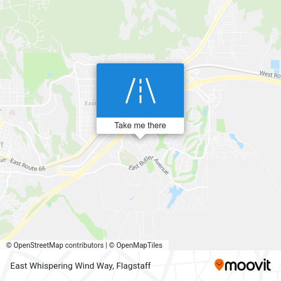 East Whispering Wind Way map