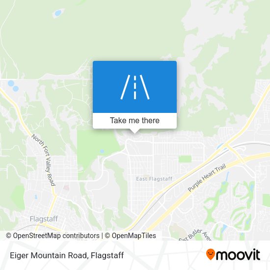 Eiger Mountain Road map