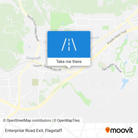 Enterprise Road Exit map