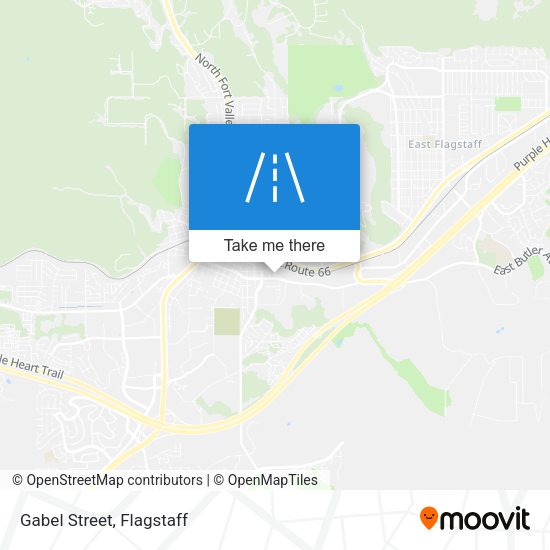 Mapa de Gabel Street