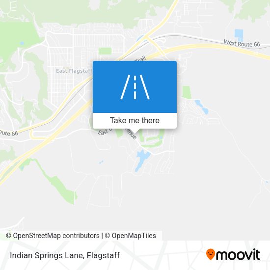 Indian Springs Lane map