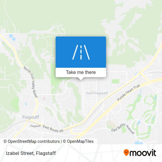 Mapa de Izabel Street