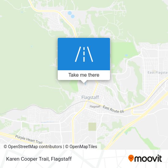 Karen Cooper Trail map