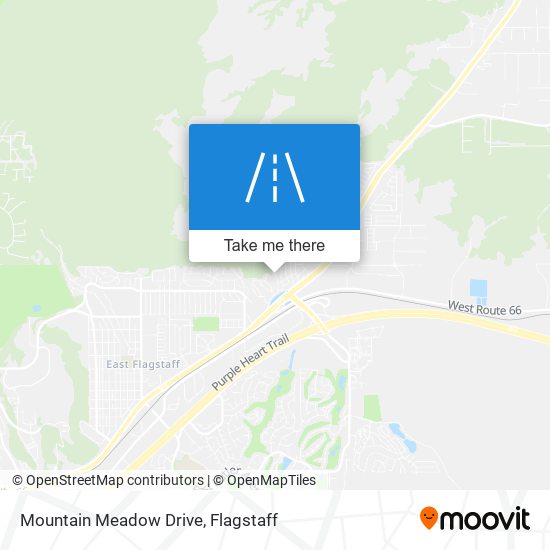 Mountain Meadow Drive map