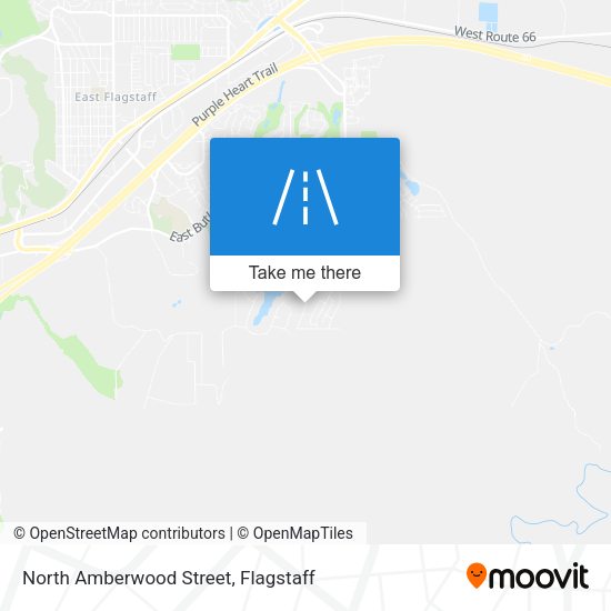 North Amberwood Street map