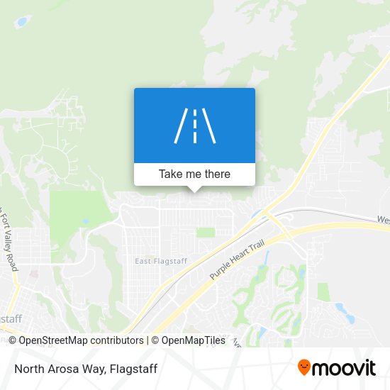 North Arosa Way map