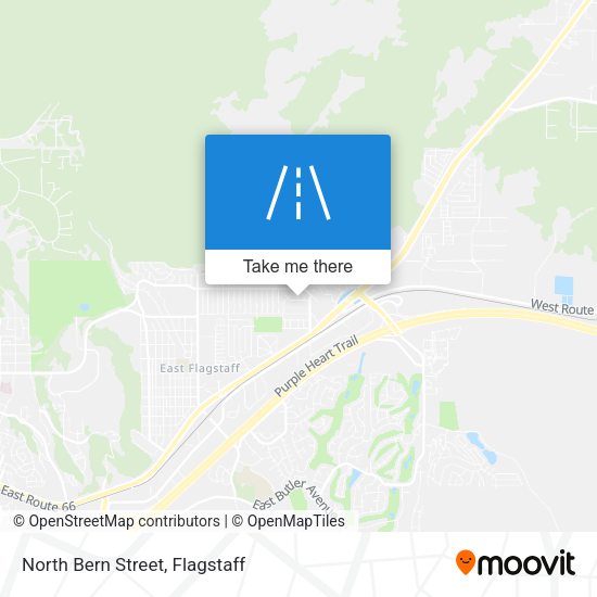 North Bern Street map