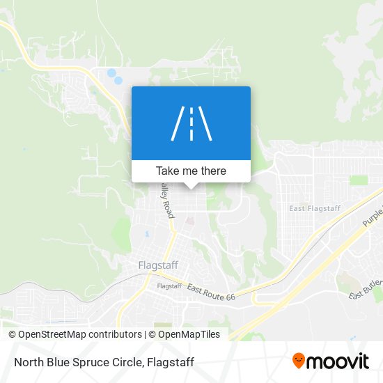 North Blue Spruce Circle map