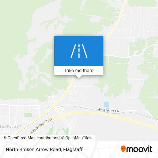North Broken Arrow Road map