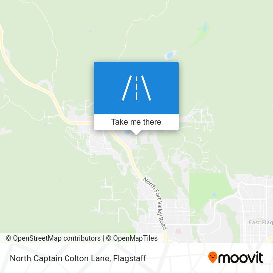 North Captain Colton Lane map
