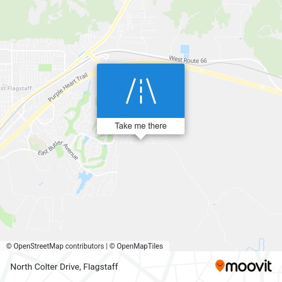 Mapa de North Colter Drive