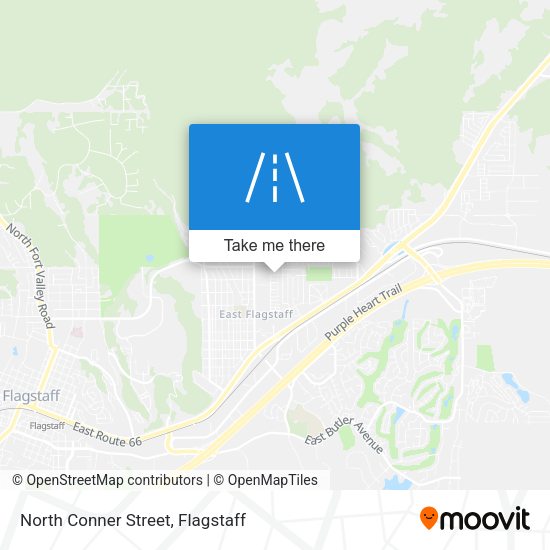 North Conner Street map