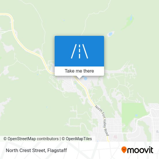 Mapa de North Crest Street