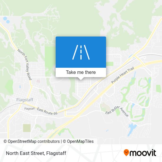 North East Street map