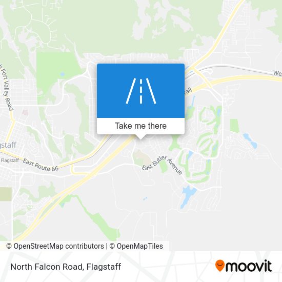 North Falcon Road map