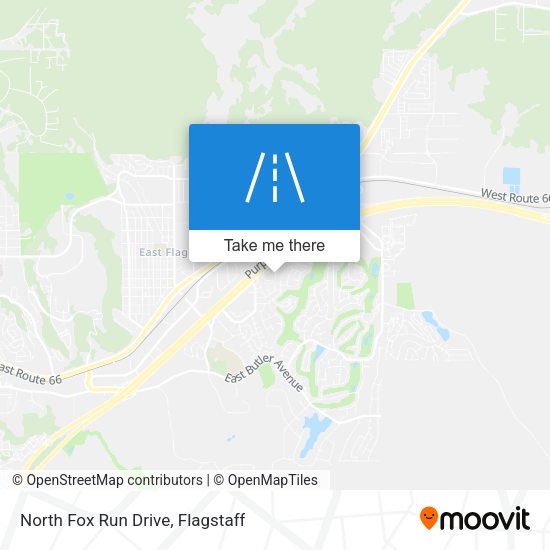 North Fox Run Drive map