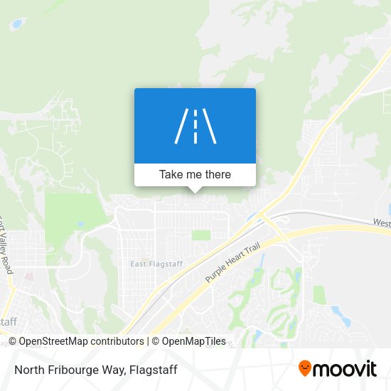 Mapa de North Fribourge Way