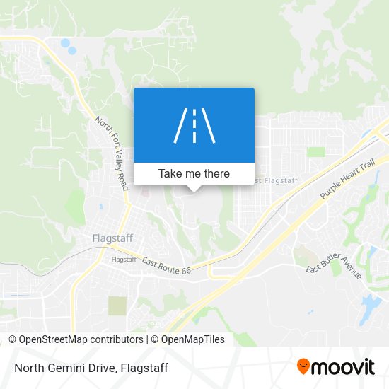 Mapa de North Gemini Drive