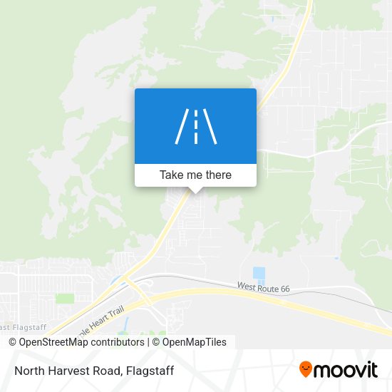North Harvest Road map