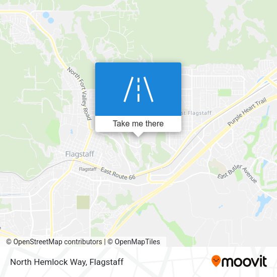 Mapa de North Hemlock Way