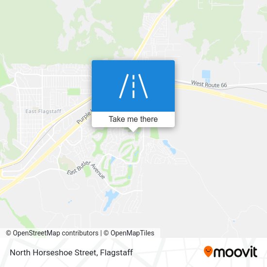 North Horseshoe Street map