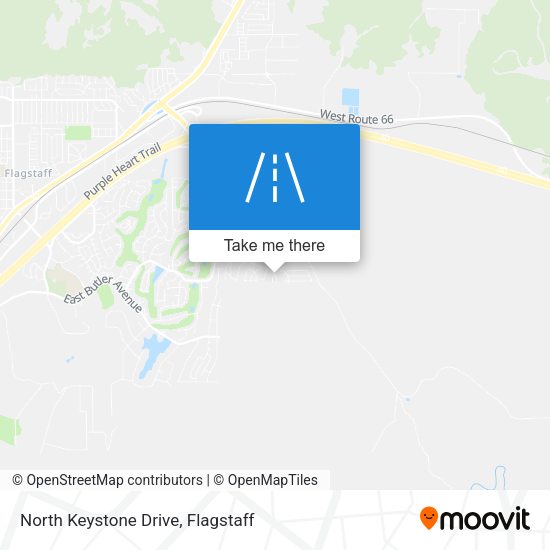 Mapa de North Keystone Drive