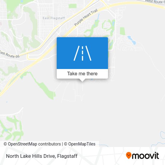 North Lake Hills Drive map