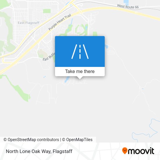 North Lone Oak Way map