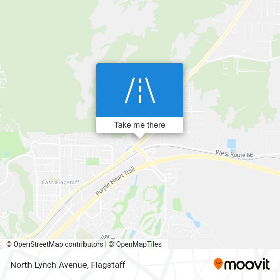North Lynch Avenue map