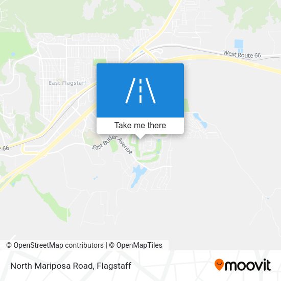 Mapa de North Mariposa Road