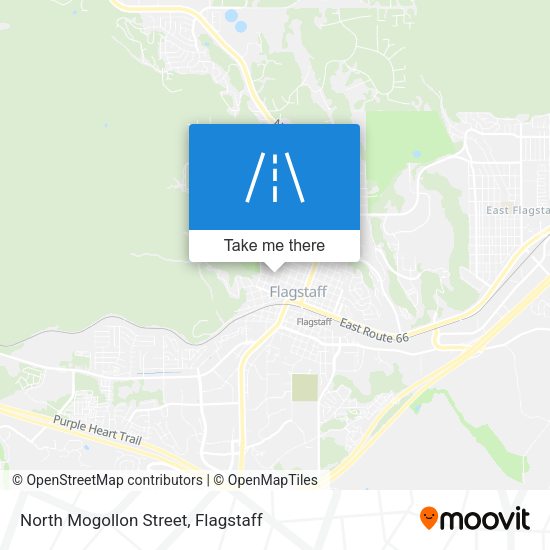 Mapa de North Mogollon Street