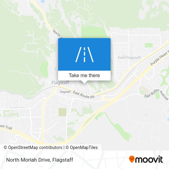 North Moriah Drive map