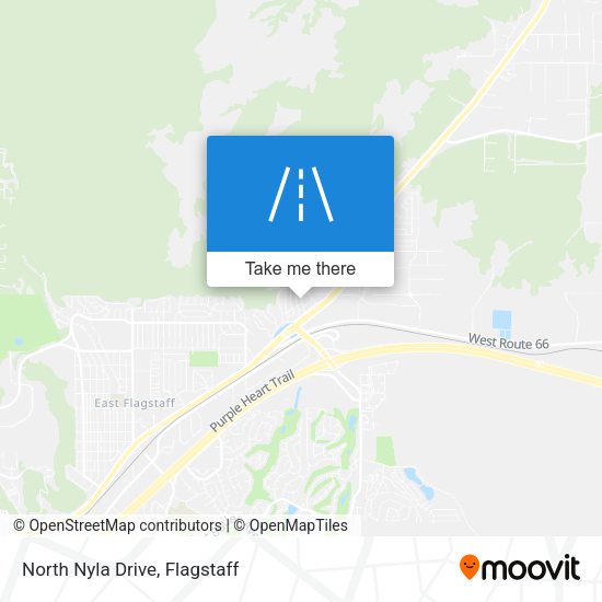 North Nyla Drive map