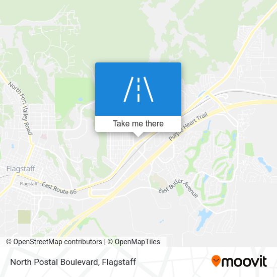North Postal Boulevard map