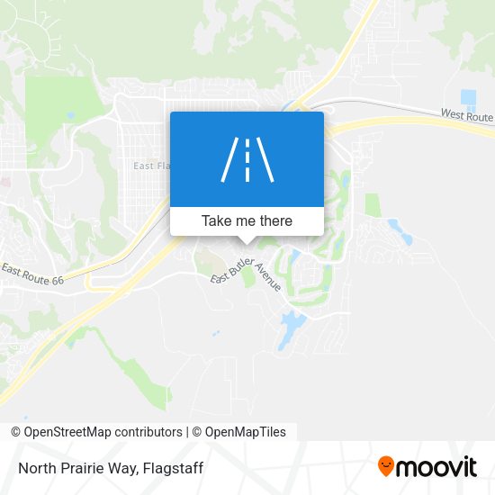 Mapa de North Prairie Way