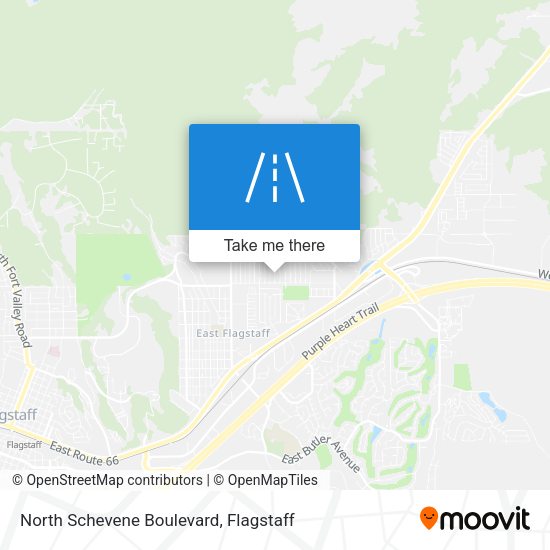 Mapa de North Schevene Boulevard
