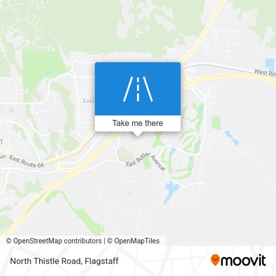 Mapa de North Thistle Road
