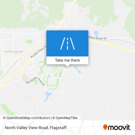 Mapa de North Valley View Road