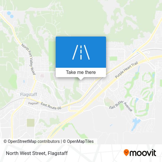 Mapa de North West Street