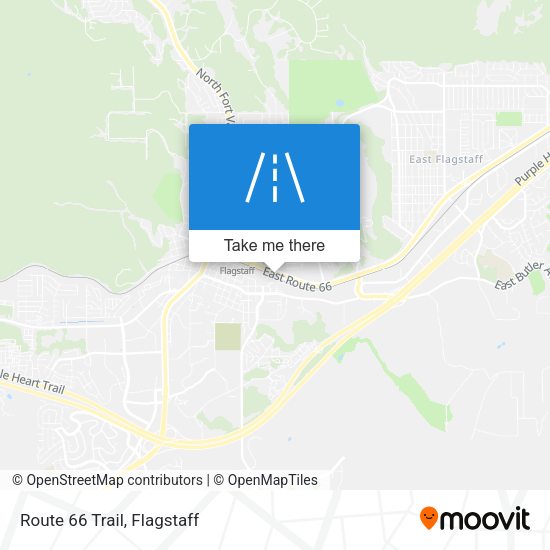 Mapa de Route 66 Trail