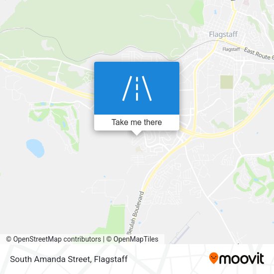 South Amanda Street map