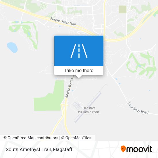 South Amethyst Trail map