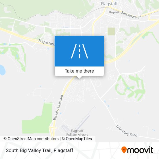 South Big Valley Trail map