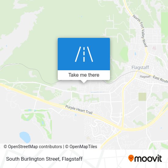 Mapa de South Burlington Street