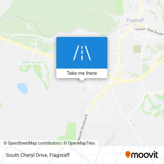 Mapa de South Cheryl Drive